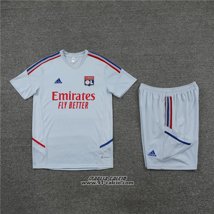 Tuta da Track
 Olympique Lione
 Manica Corta
 2022-2023 Grigio
 - Pantaloncini
